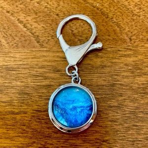 Pores clip with snap base and beach themed snap.